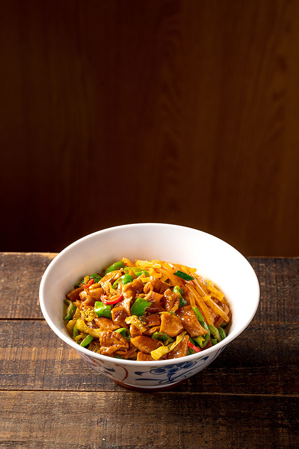 卤炒酸菜肥肠饭